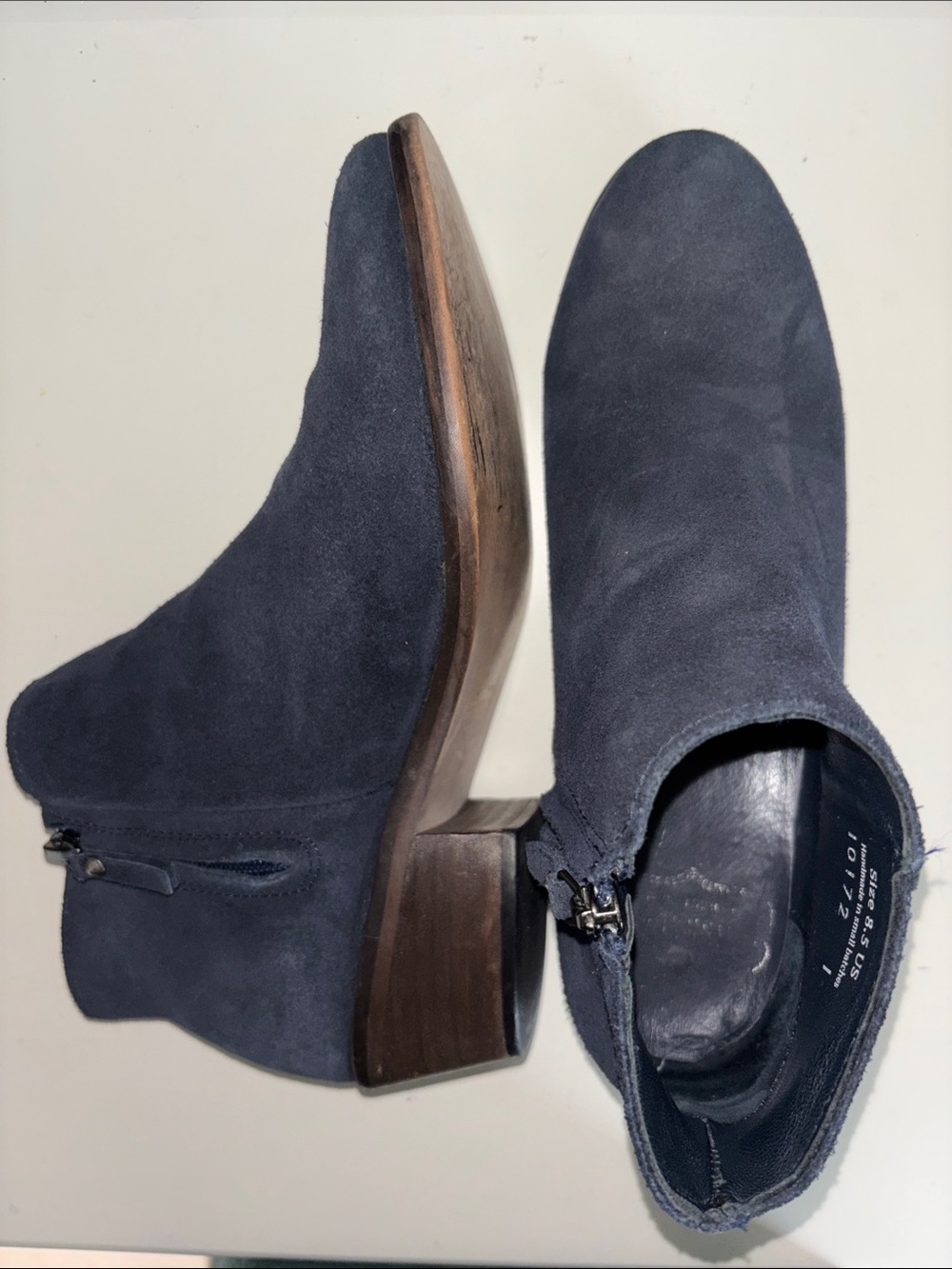 Thursday Navy Boots 8.5 - Picture 3 of 5